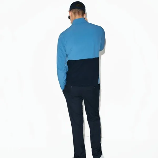 Áo Khoác Nam Lacoste Printed Jacket BH3530 Màu Xanh Blue Size 5 L
