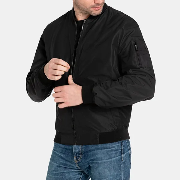Áo Khoác Nam Michael Kors MK Men's Bomber Jacket MK28288 Màu Đen Size S - Thời trang - Vua Hàng Hiệu