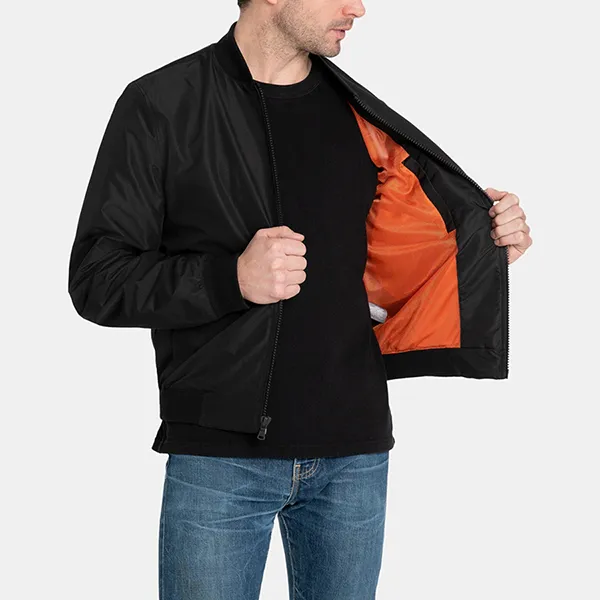 Áo Khoác Nam Michael Kors MK Men's Bomber Jacket MK28288 Màu Đen Size S - Thời trang - Vua Hàng Hiệu