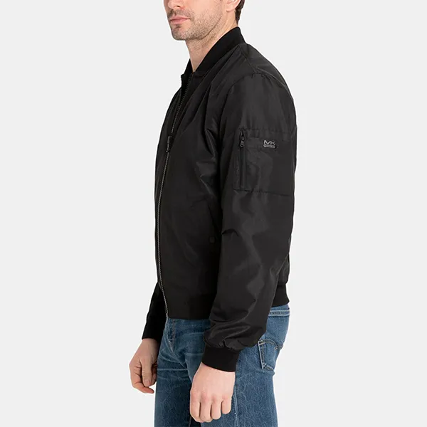 Áo Khoác Nam Michael Kors MK Men's Bomber Jacket MK28288 Màu Đen Size S - Thời trang - Vua Hàng Hiệu