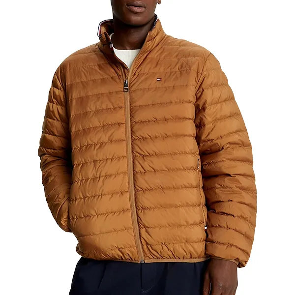 Áo Khoác Nam Tommy Hilfiger Jacket In Golden Rays 78J6192 GWJ Màu Vàng Nâu Size M - Thời trang - Vua Hàng Hiệu