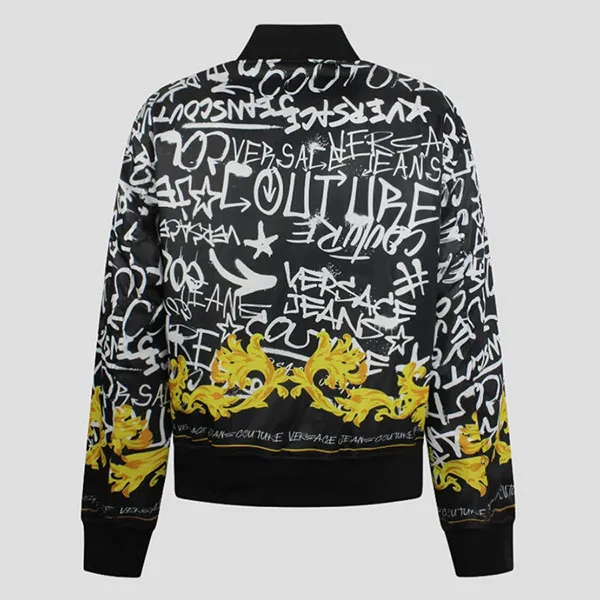 Áo Khoác Nam Versace Jeans Couture Black With Pattern Printed 75GASD01 CQS73 G89 Phối Màu
