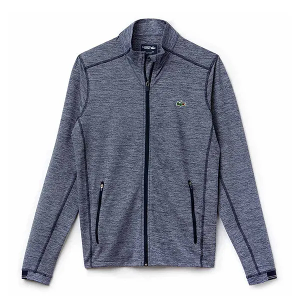 Áo Khoác Nỉ Nam Lacoste Men's Sport Technical Zip Sweatshirt SH3345 Màu Xám Size 3 - Thời trang - Vua Hàng Hiệu