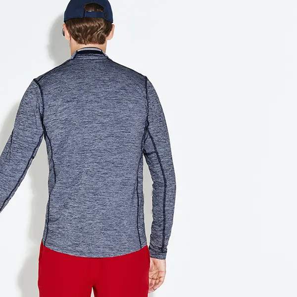 Áo Khoác Nỉ Nam Lacoste Men's Sport Technical Zip Sweatshirt SH3345 Màu Xám Size 3 - Thời trang - Vua Hàng Hiệu