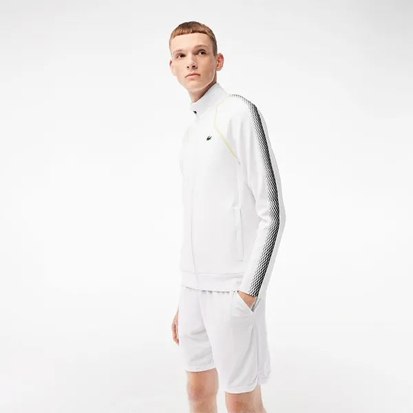 Áo Khoác Nỉ Nam Lacoste Tennis Daniil Medvedev Zipped Sweatshirt SH5220 WUI Màu Trắng Size 3 - Thời trang - Vua Hàng Hiệu