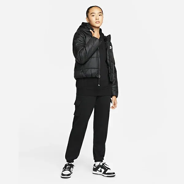 Áo Khoác Phao Nữ Nike NSW Therma FIT Repel Women's Hooded Jacket DJ6996-010 Màu Đen Size M - 1