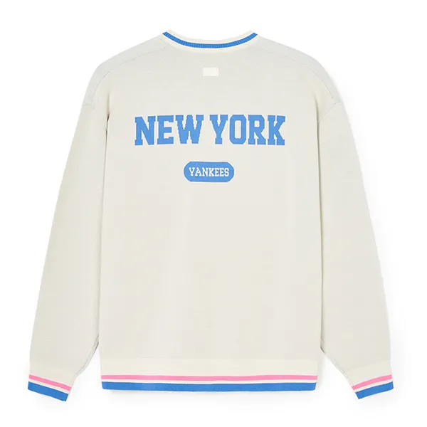 Áo Len MLB Varsity New York Yankees 3AKPV0141-50CRD Màu Kem - Thời trang - Vua Hàng Hiệu