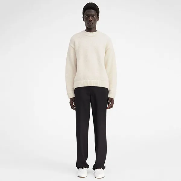 Áo Len Nam Jacquemus White With Logo Printed 236KN284-2329 Màu Trắng - Thời trang - Vua Hàng Hiệu