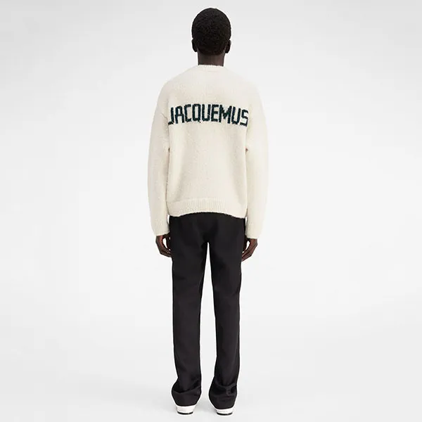 Áo Len Nam Jacquemus White With Logo Printed 236KN284-2329 Màu Trắng - Thời trang - Vua Hàng Hiệu
