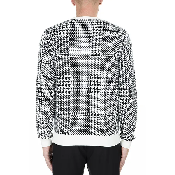 Áo Len Nam Lacoste Men's Sweater AH8388 8LP Màu Đen/Trắng Size 4