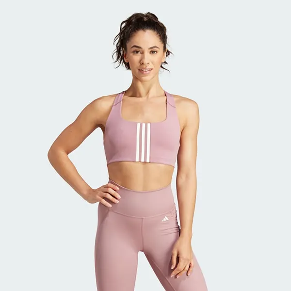 Áo Ngực Thể Thao Nữ Adidas Medium Support Powerimpact Workout Bra IK9507 Màu Hồng Size AMB