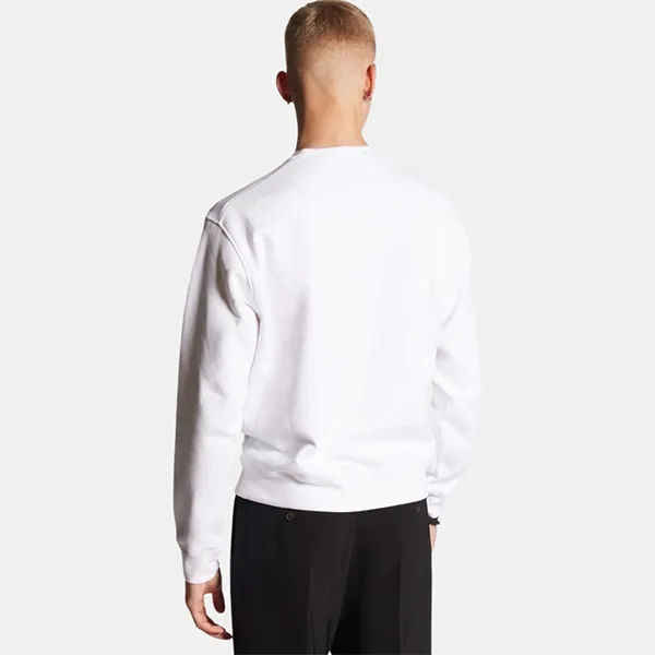 Áo Nỉ Nam Dsquared2 Icon Sweater S79GU0114S25516100 Màu Trắng Size XS