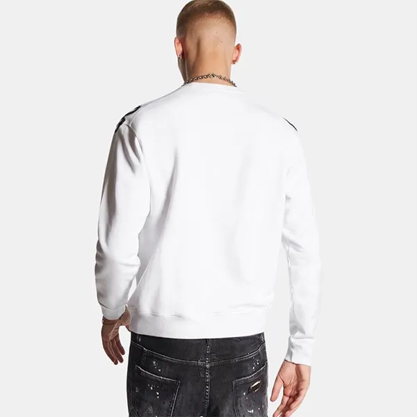 Áo Nỉ Nam Dsquared2 Sweater S74GU0761S25551100 Màu Trắng Size XS