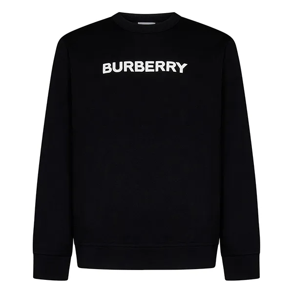 Áo Nỉ Sweater Burberry Logo Sweatshirt 8068805 Màu Đen Size M - Thời trang - Vua Hàng Hiệu