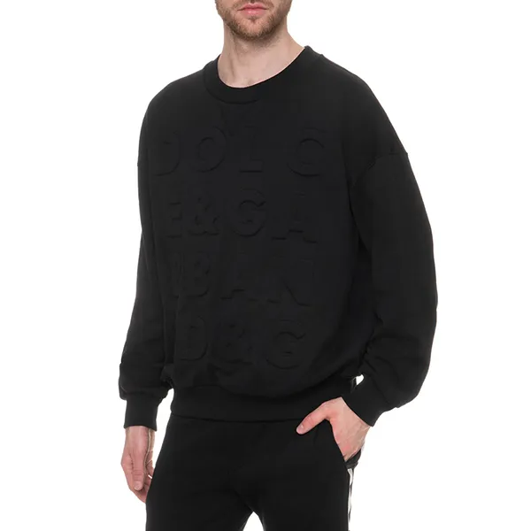 Áo Nỉ Sweater Nam Dolce & Gabbana D&G Sweatshirt G9QI2T Màu Đen Size S
