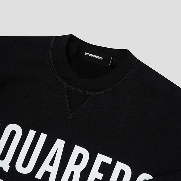 Áo Nỉ Sweater Nam Dsquared2 Black Ceresio 9 Cool S71GU0448 S25042 Màu Đen