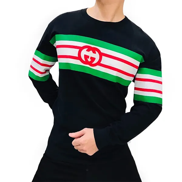 Áo Nỉ Sweater Nam Gucci Sweatshirt Màu Đen Size XS - Thời trang - Vua Hàng Hiệu