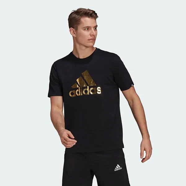 Áo Phông Nam Adidas Black Foil Logo Graphic Tee GV2913 Màu Đen Size L