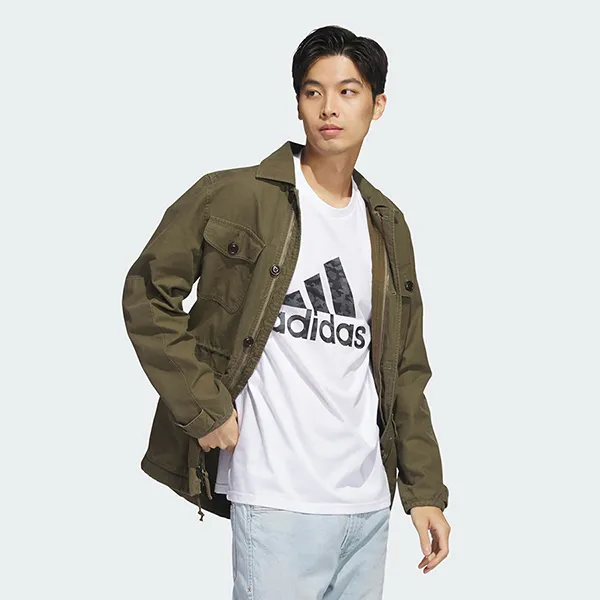 Áo Phông Nam Adidas Camo Short Sleeve Tee Tshirt HA7212 Màu Trắng Size S
