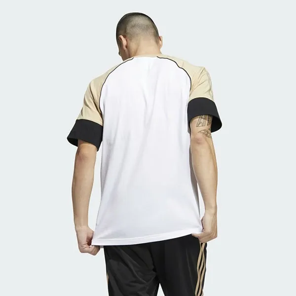 Áo Phông Nam Adidas SST Short Sleeve Tee HI3018 Màu Trắng Be Size L - 4