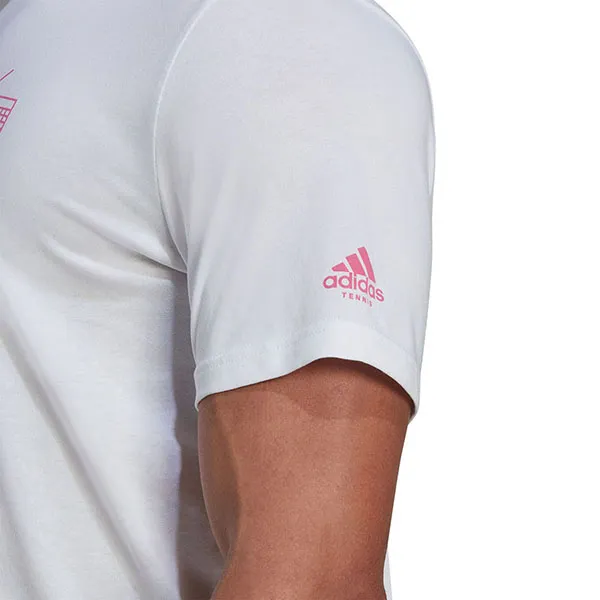 Áo Phông Nam Adidas Tenis Aeroready HG2036 Màu Trắng Size XL - 5