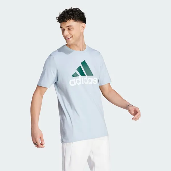 Áo Phông Nam Adidas Tshirt Essentials Single Jersey IJ8576 Màu Xanh Dương Size S - 3