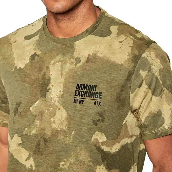 Áo Phông Nam Armani Exchange Camo T-Shirt Màu Xanh Size S - Thời trang - Vua Hàng Hiệu