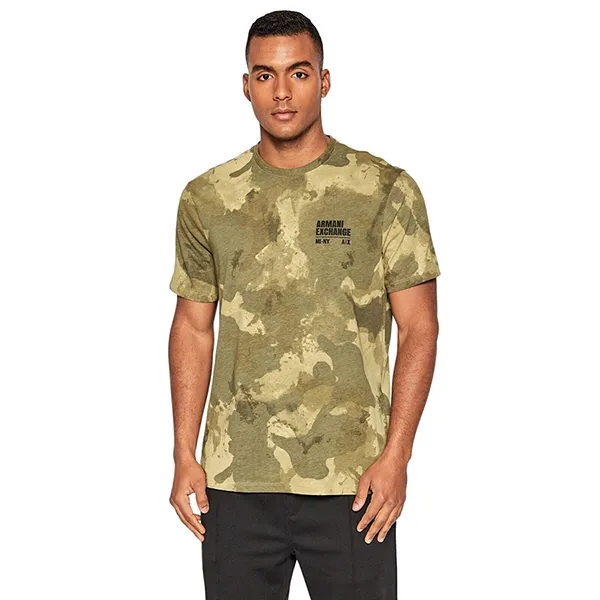 Áo Phông Nam Armani Exchange Camo T-Shirt Màu Xanh Size S - Thời trang - Vua Hàng Hiệu