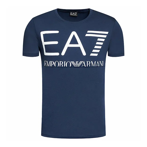 Áo Phông Nam Emporio Armani 6KPT23PJ6EZ -GB04 Logo Tshirt Màu Xanh Navy Size S