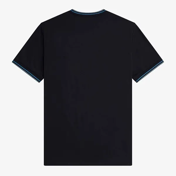 Áo Phông Nam Fred Perry Twin Tipped T-Shirt M1588 - S37 Màu Xanh Navy Size S - Thời trang - Vua Hàng Hiệu