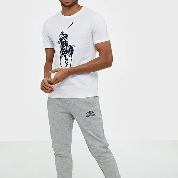 Áo Phông Nam Ralph Lauren 710866982011 GB02 Tshirt Màu Trắng Size L