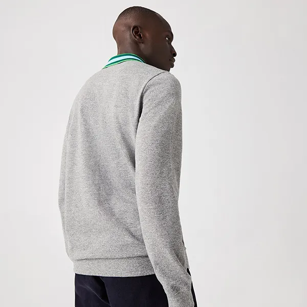 Áo Polo Dài Tay Nam Lacoste Regular Fit Long Sleeve Cotton Piqué Polo PH8062-52 Màu Xám Size 3 - Thời trang - Vua Hàng Hiệu