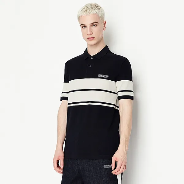 Áo Polo Nam Armani Exchange Polo Shirt 3RZFGG ZJM5Z Màu Navy/Trắng Size XS - Thời trang - Vua Hàng Hiệu