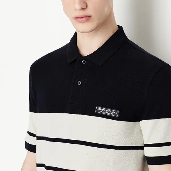 Áo Polo Nam Armani Exchange Polo Shirt 3RZFGG ZJM5Z Màu Navy/Trắng Size XS - Thời trang - Vua Hàng Hiệu