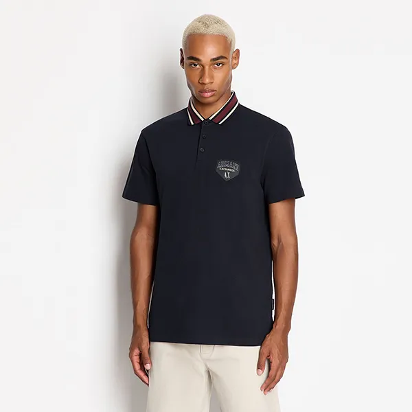 Áo Polo Nam Armani Exchange Polo Shirt 6RZFJFZJYCZ1 Màu Navy Size S - Thời trang - Vua Hàng Hiệu