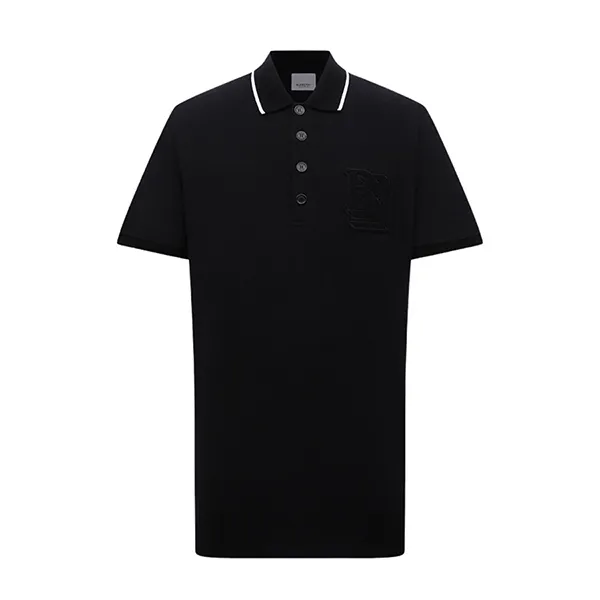 Áo Polo Nam Burberry 8045489 Màu Đen Size S