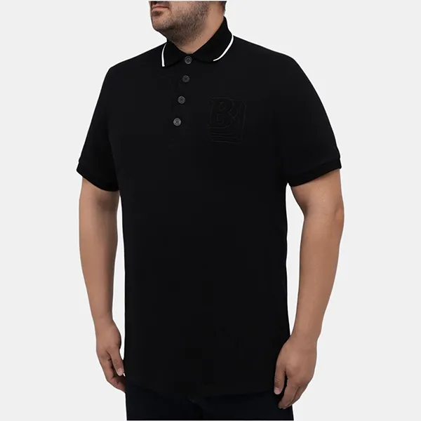 Áo Polo Nam Burberry 8045489 Màu Đen Size S