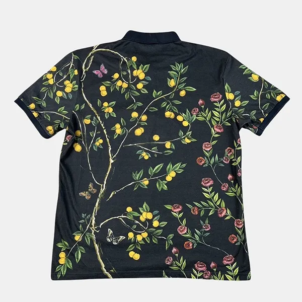 Áo Polo Nam Dolce & Gabbana D&G Họa Tiết GN452KF66AGX0801 Phối Màu Size 44