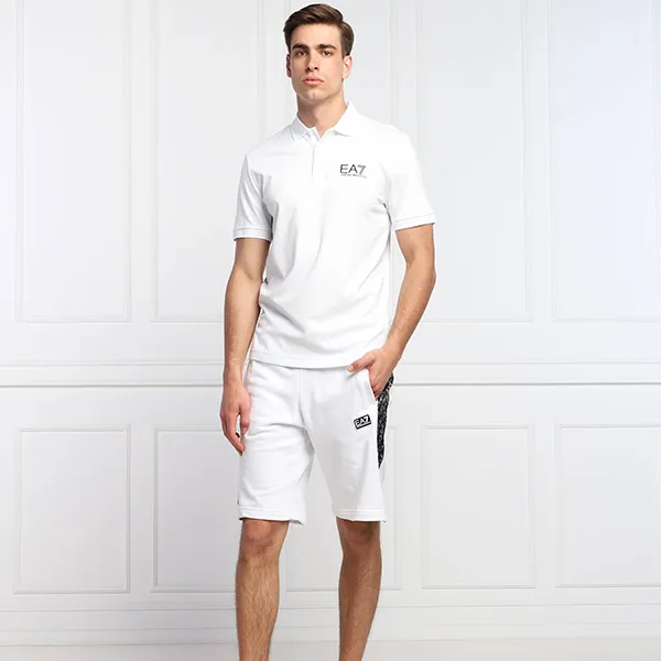 Áo Polo Nam Emporio Armani EA7 Polo Shirt 3KPF36PJ5AZ GB04 Màu Trắng Size L - Thời trang - Vua Hàng Hiệu