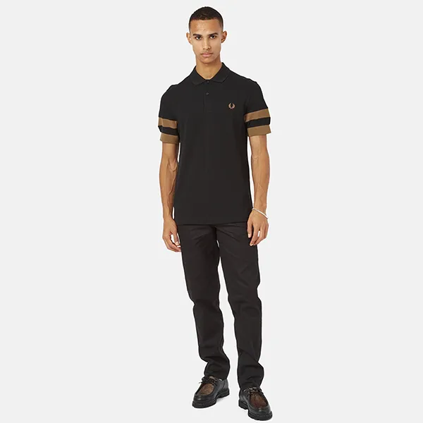 Áo Polo Nam Fred Perry Bold Tipped Polo Shirt M4599 -102 Màu Đen Size S - Thời trang - Vua Hàng Hiệu