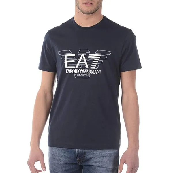 Áo Phông Nam Emporio Armani EA7 3ZPT45 PJ30Z Tshirt Màu Xanh Đen Size XL - Thời trang - Vua Hàng Hiệu