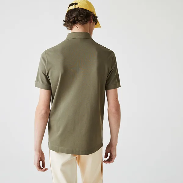 Áo Polo Nam Lacoste Men's Paris Regular Fit Stretch Cotton Piqué Shirt PH5522 00 316 Màu Xanh Rêu Size 3 - Thời trang - Vua Hàng Hiệu