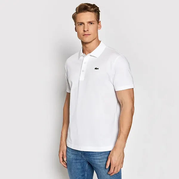 Áo Polo Nam Lacoste Men's Slim Fit Tennis Ultra-light Cotton Knit YH4801 00 001 Màu Trắng Size 4 - Thời trang - Vua Hàng Hiệu