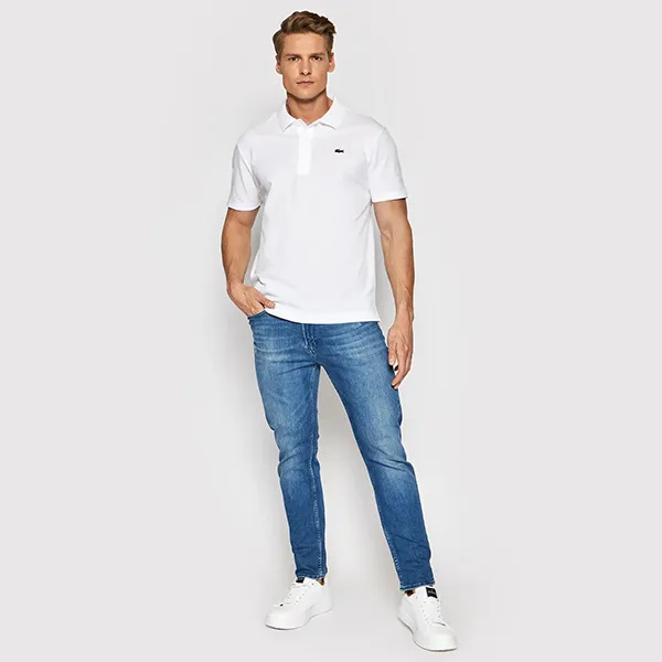 Áo Polo Nam Lacoste Men's Slim Fit Tennis Ultra-light Cotton Knit YH4801 00 001 Màu Trắng Size 4 - Thời trang - Vua Hàng Hiệu