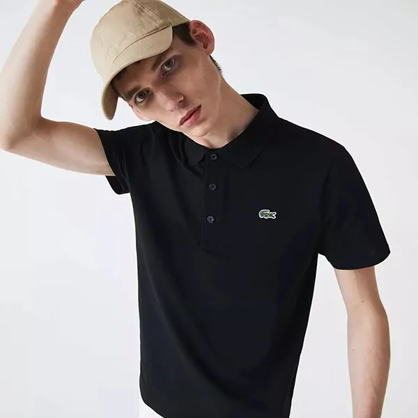 Áo Polo Nam Lacoste Men's Slim Fit Tennis Ultra-light Cotton Knit YH4801 00 031 Màu Đen Size 4 - Thời trang - Vua Hàng Hiệu