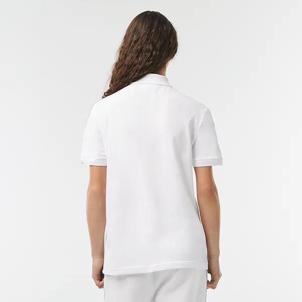 Áo Polo Nam Lacoste Regular Fit Logo Stripe Stretch Cotton Polo Shirt PH5075 51 001 Màu Trắng Size 3