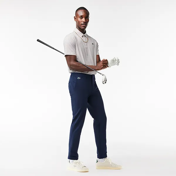 Áo Polo Nam Lacoste Regular Fit Men’s Golf Printed Recycled DH5175 51 MBI Màu Trắng Họa Tiết Size 3 - Thời trang - Vua Hàng Hiệu