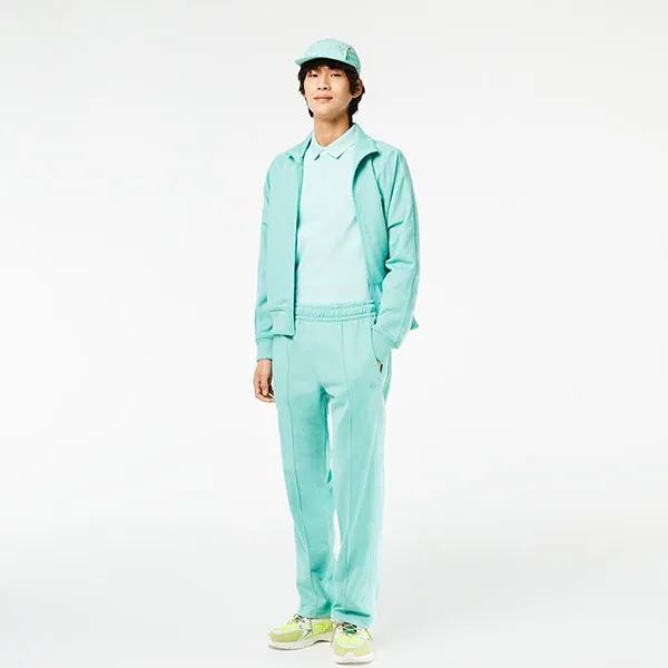 Áo Polo Nam Lacoste Smart Paris Stretch Cotton Piqué Shirt PH5522 51 LGF Màu Xanh Mint Size 6