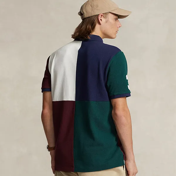 Áo Polo Nam Ralph Lauren Classic Fit Big Pony Mesh Polo Shirt 240001 NVY Phối Màu Size XS - Thời trang - Vua Hàng Hiệu