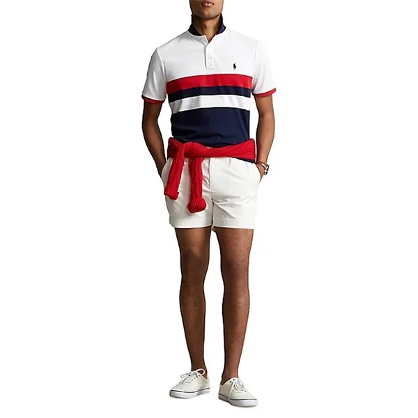 Áo Polo Nam Ralph Lauren Classic-Fit Soft Cotton Polo Shirt 534001 NVY Phối Màu Size XS - Thời trang - Vua Hàng Hiệu
